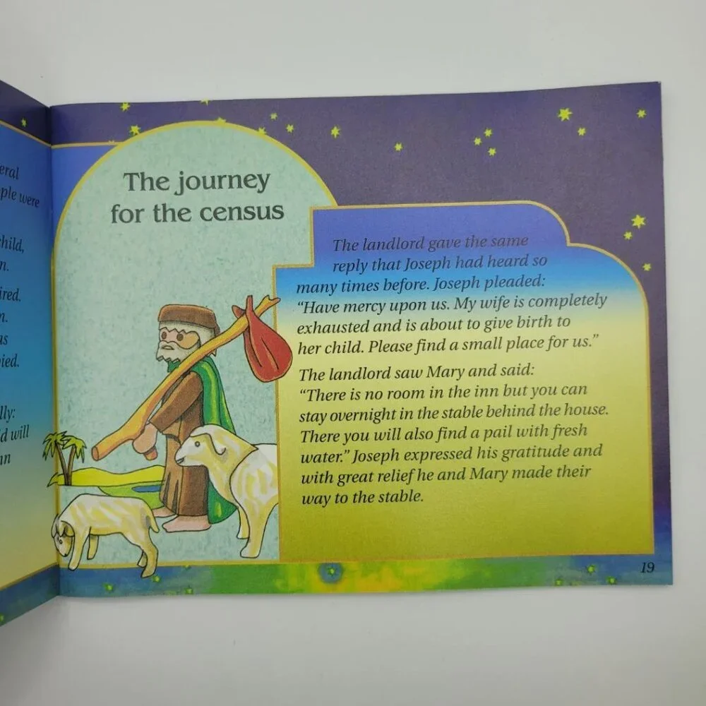 Playmobil Nativity Story Book For Set 3996 Multiple Language Christianity German